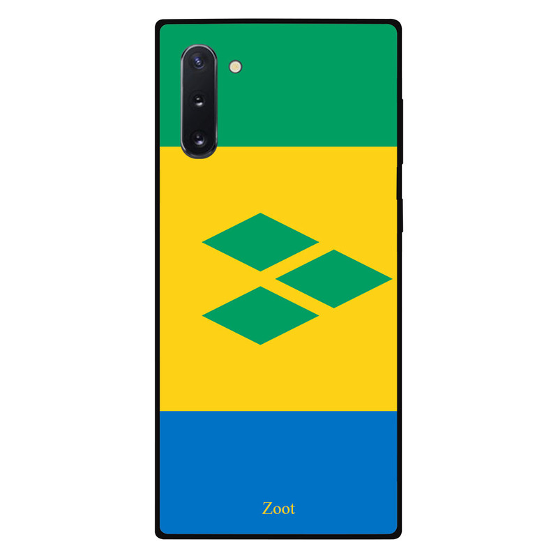 

Zoot Samsung Note 10 Mobile Phone Back Cover, Saint Vincent Flag