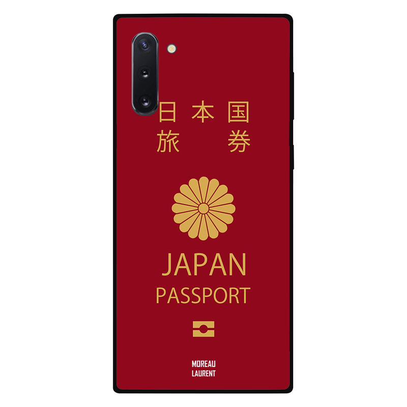 

Moreau Laurent Samsung Note 10 Mobile Phone Back Cover, Japan Passport