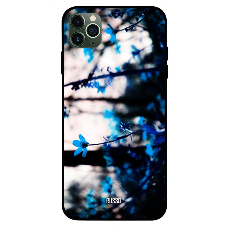 

Russo Apple iPhone 11 Pro Mobile Phone Back Cover, Evening Flowers