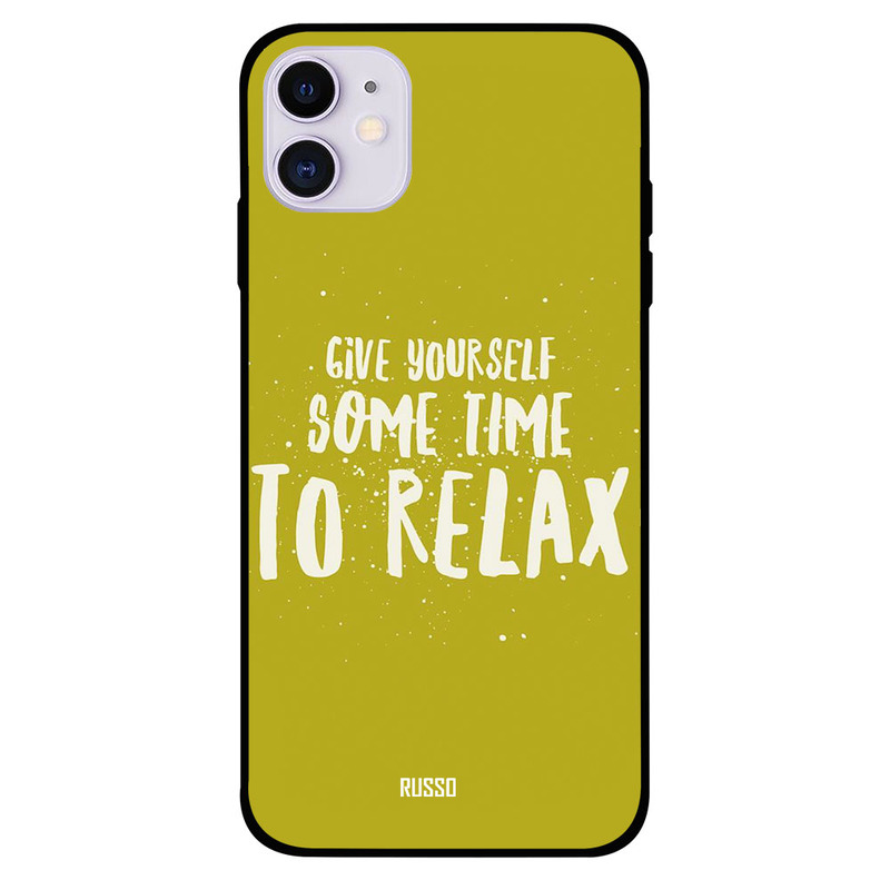 

Russo Apple iPhone 11 Mobile Phone Back Cover, Time To Relax