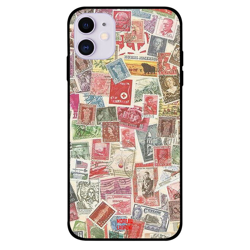 

Moreau Laurent Apple iPhone 11 Mobile Phone Back Cover, Stamp Tickets Collection