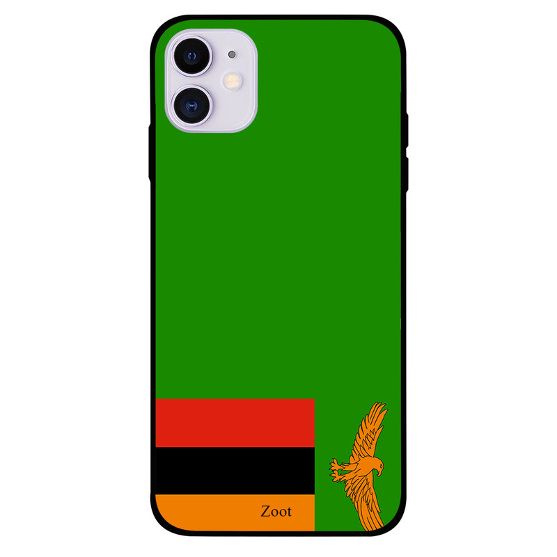 

Zoot Apple iPhone 11 Mobile Phone Back Cover, Zambia Flag