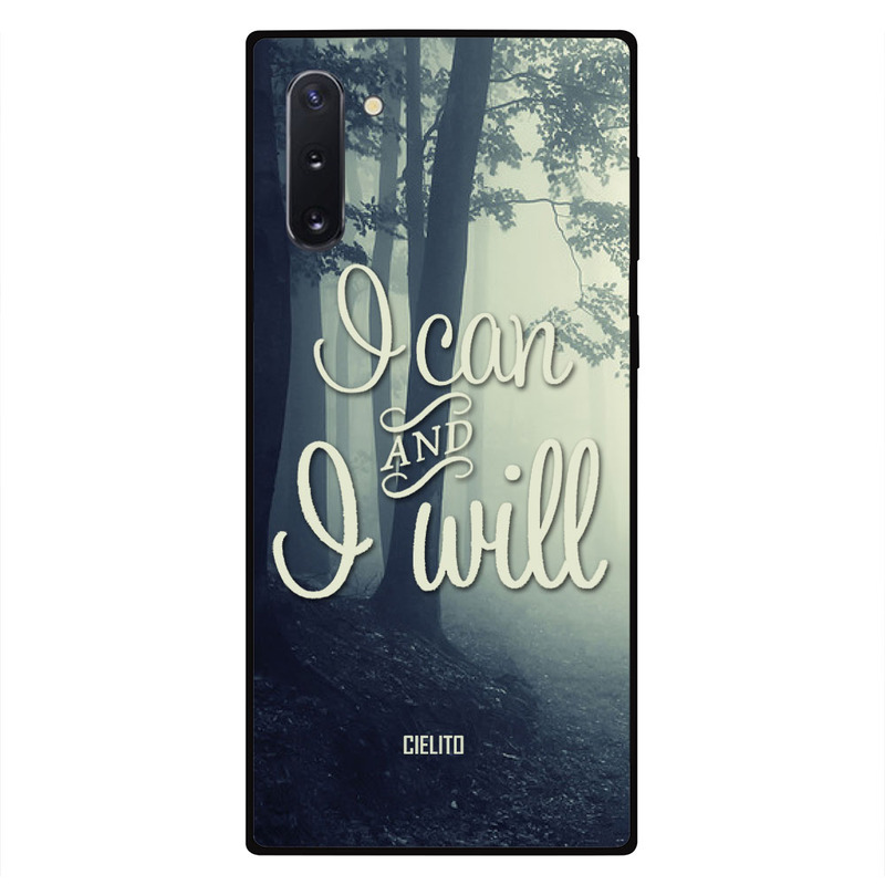

Cielito Samsung Note 10 Mobile Phone Back Cover, I Can I Will