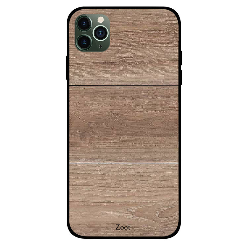 

Zoot Apple iPhone 11 Pro Max Mobile Phone Back Cover, Wooden Grey Brown