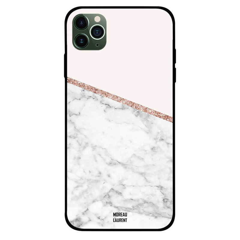 

Moreau Laurent Apple iPhone 11 Pro Max Mobile Phone Back Cover, White Marble & Matt Pattern