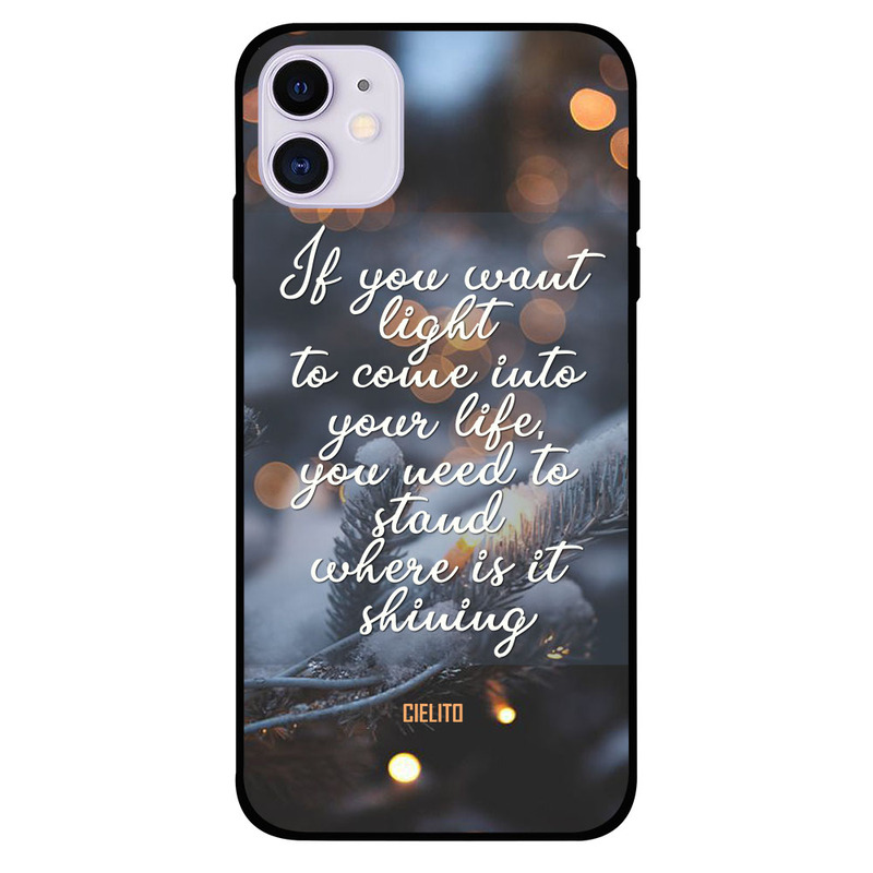 

Cielito Apple iPhone 11 Mobile Phone Back Cover, Stand Where it is Shining