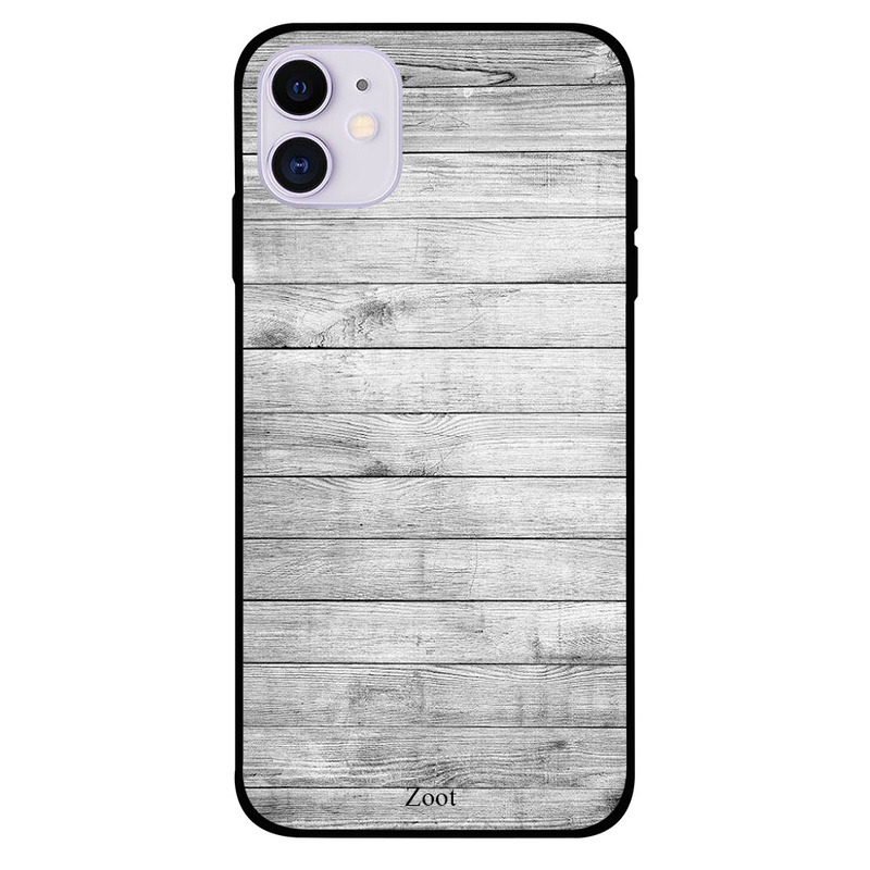 

Zoot Apple iPhone 11 Mobile Phone Back Cover, Wooden White