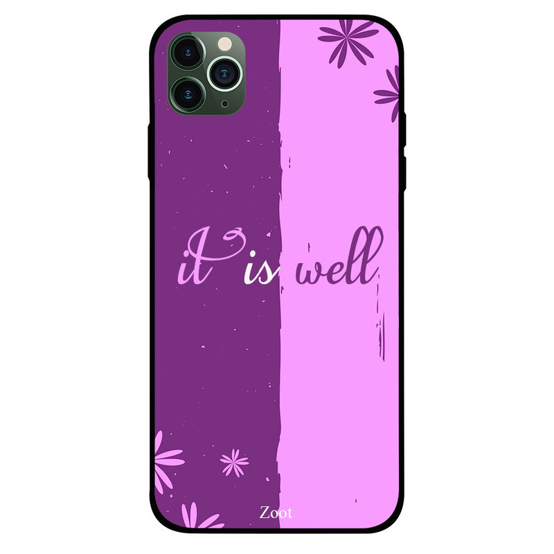 

Zoot Apple iPhone 11 Pro Mobile Phone Back Cover, It Is Well