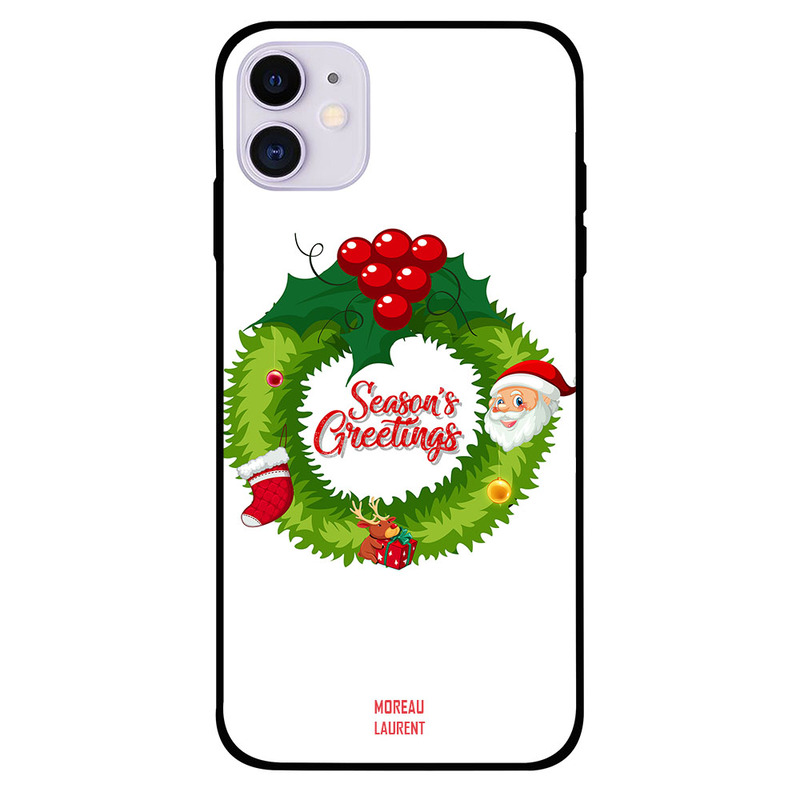 

Moreau Laurent Apple iPhone 11 Mobile Phone Back Cover, Season's Greetings Christmas