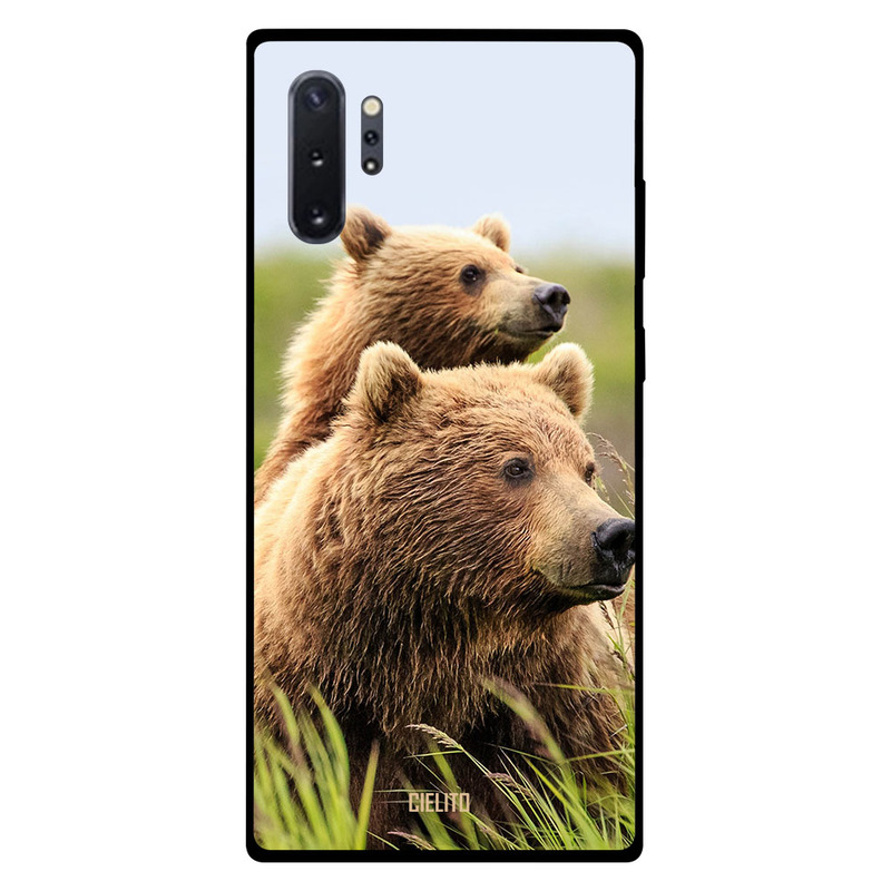 

Cielito Samsung Note Plus Mobile Phone Back Cover, Brown Bears