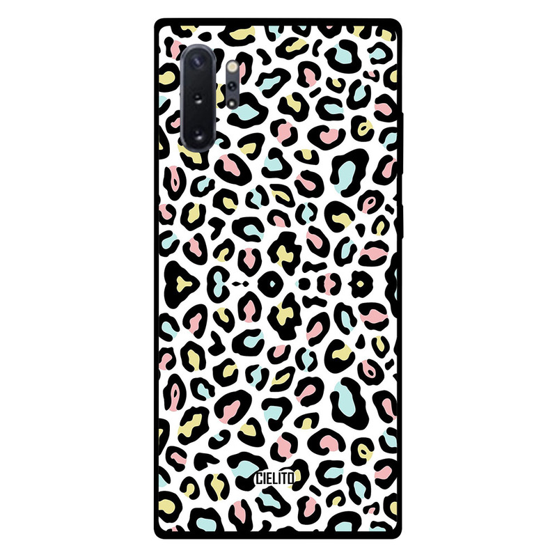 

Cielito Samsung Note Plus Mobile Phone Back Cover, Colorful Leopard Print