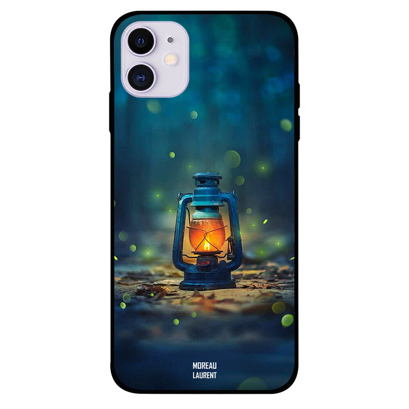 

Moreau Laurent Apple iPhone 11 Mobile Phone Back Cover, Lamp in Middle