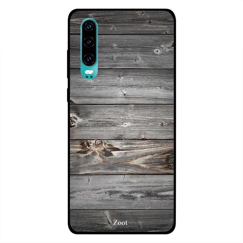 

Zoot Huawei P30 Mobile Phone Back Cover, Wooden Black