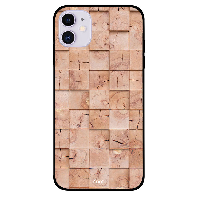 

Zoot Apple iPhone 11 Mobile Phone Back Cover, Wooden Cream Boxes