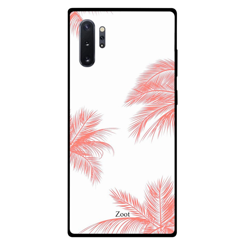 

Zoot Samsung Note Plus Mobile Phone Back Cover, Leaves Peach