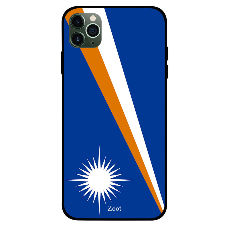 

Zoot Apple iPhone 11 Pro Max Mobile Phone Back Cover, Marshal Island Flag