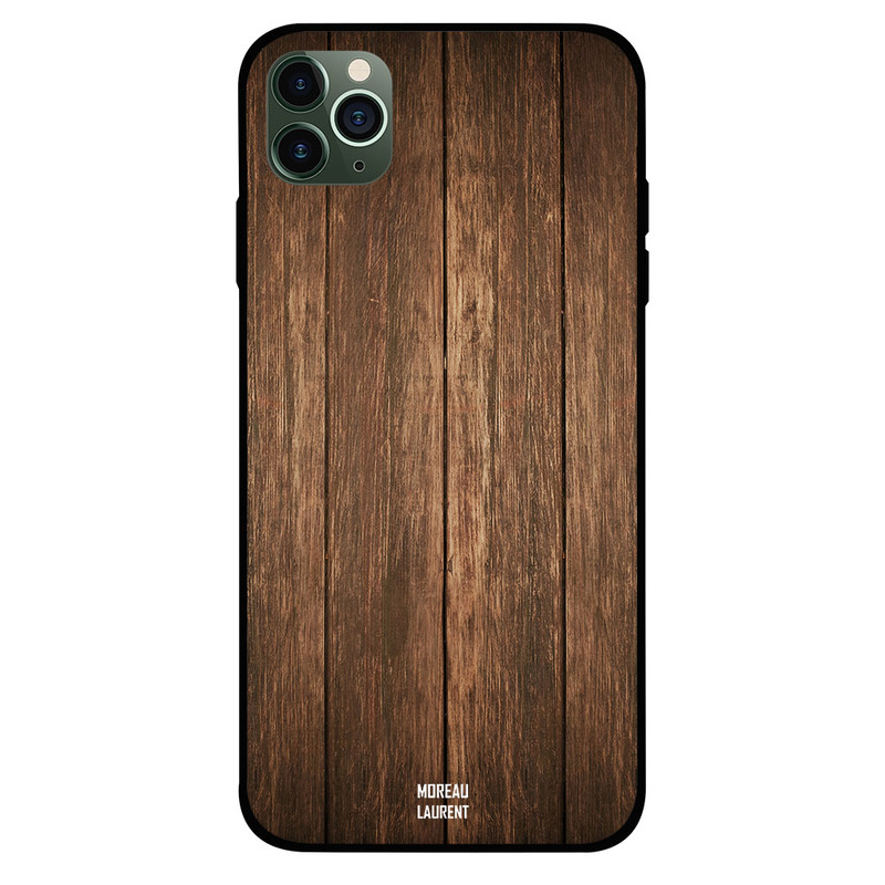 

Moreau Laurent Apple iPhone 11 Pro Max Mobile Phone Back Cover, Four Pieces of Wood Pattern