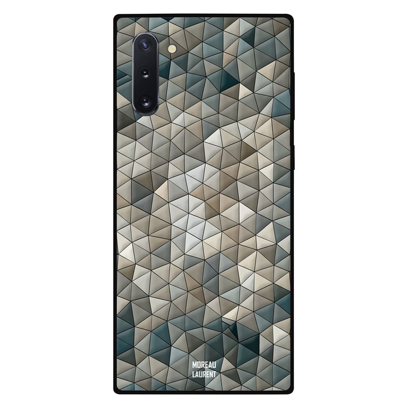 Moreau Laurent Samsung Note 10 Mobile Phone Back Cover, Moving Shapes Pattern