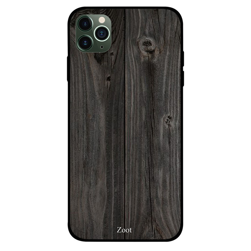 

Zoot Apple iPhone 11 Pro Mobile Phone Back Cover, Wooden Black Horizental Lines