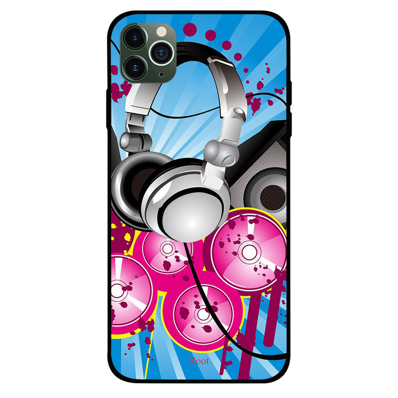 

Zoot Apple iPhone 11 Pro Max Mobile Phone Back Cover, Music Echo