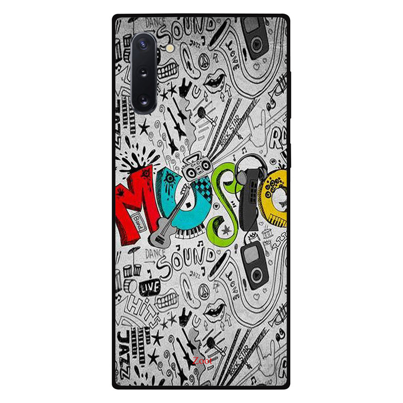 

Zoot Samsung Note 10 Mobile Phone Back Cover, Music Hits