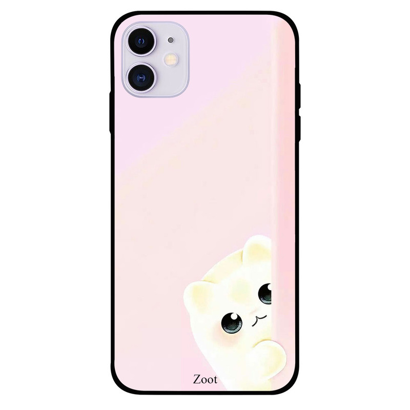 

Zoot Apple iPhone 11 Mobile Phone Back Cover, Cat Blush