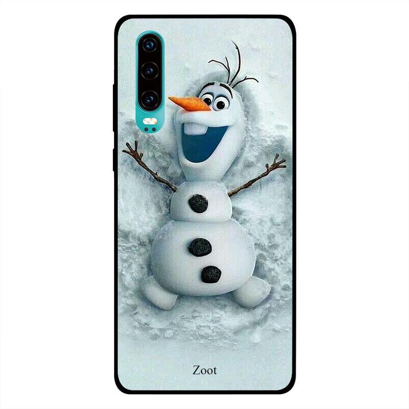 

Zoot Huawei P30 Mobile Phone Back Cover, Snowman