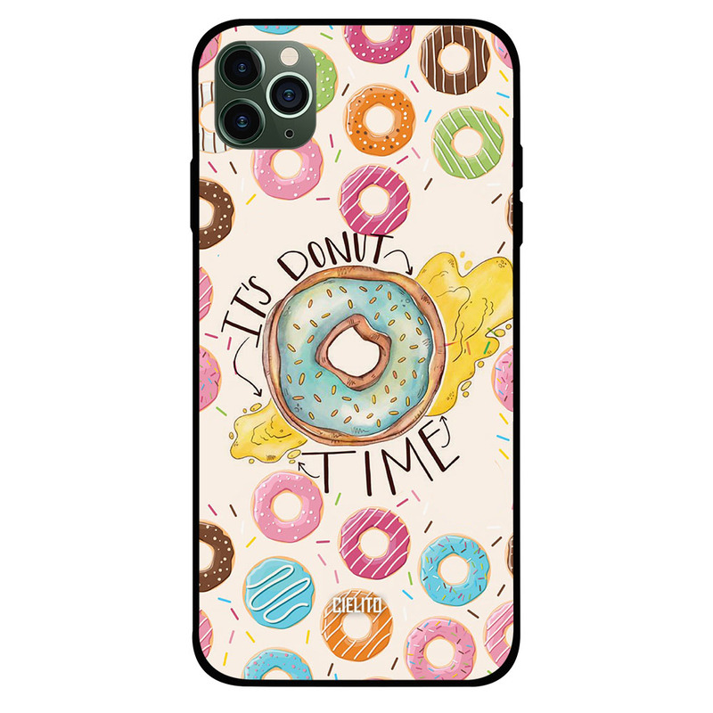 

Cielito Apple iPhone 11 Pro Max Mobile Phone Back Cover, Its Donut Time