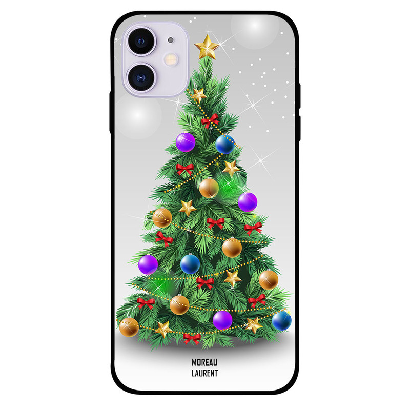 

Moreau Laurent Apple iPhone 11 Mobile Phone Back Cover, Christmas Tree Balls And Stars