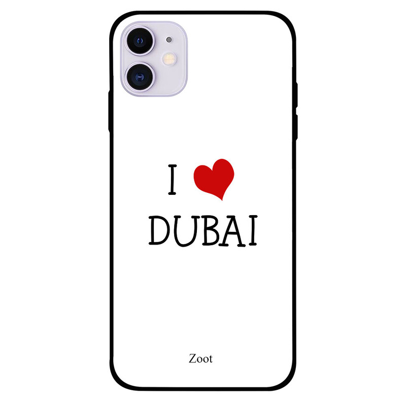 

Zoot Apple iPhone 11 Mobile Phone Back Cover, I Love Dubai