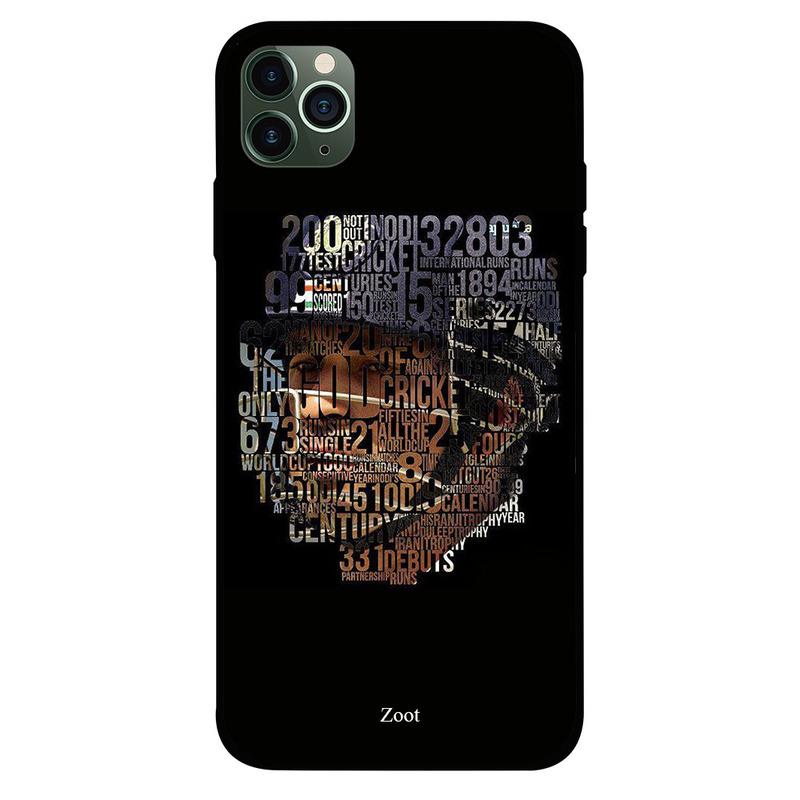 

Zoot Apple iPhone 11 Pro Max Mobile Phone Back Cover, God Of Cricket