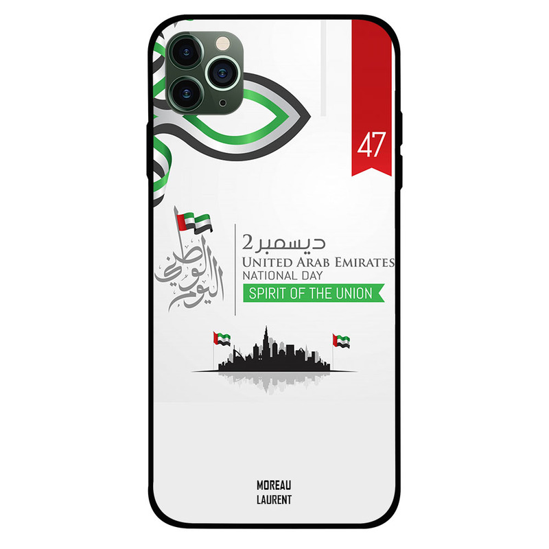 

Moreau Laurent Apple iPhone 11 Pro Max Mobile Phone Back Cover, Spirit of The Union UAE National Day