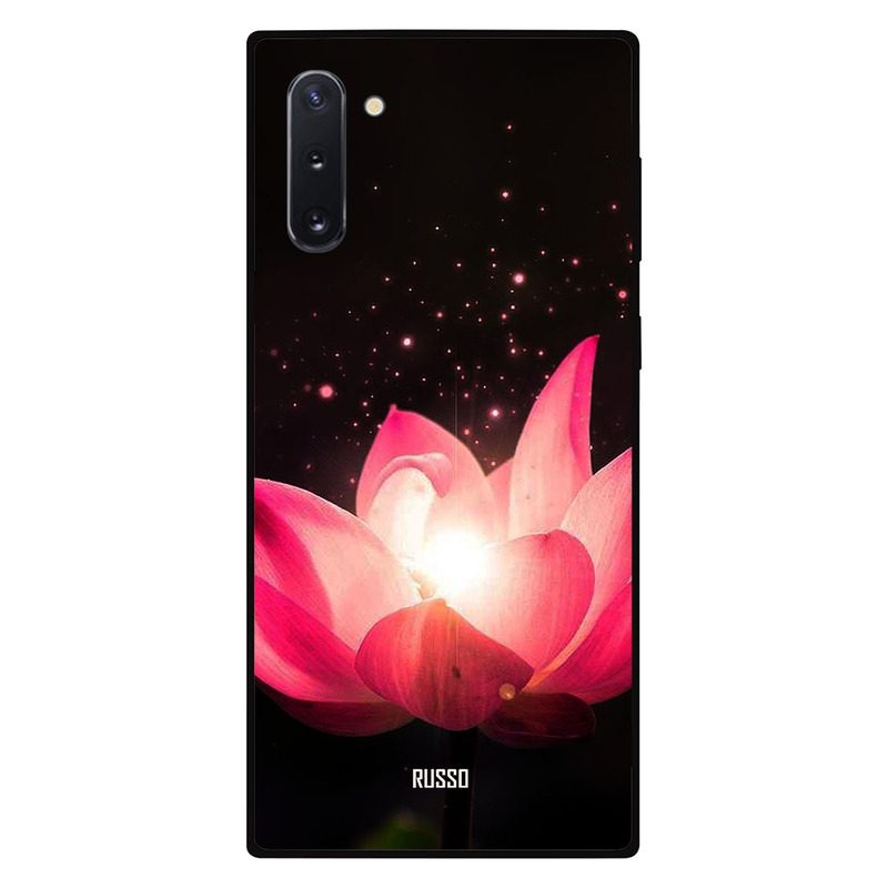 

Russo Samsung Note 10 Mobile Phone Back Cover, Sparkling Lotus