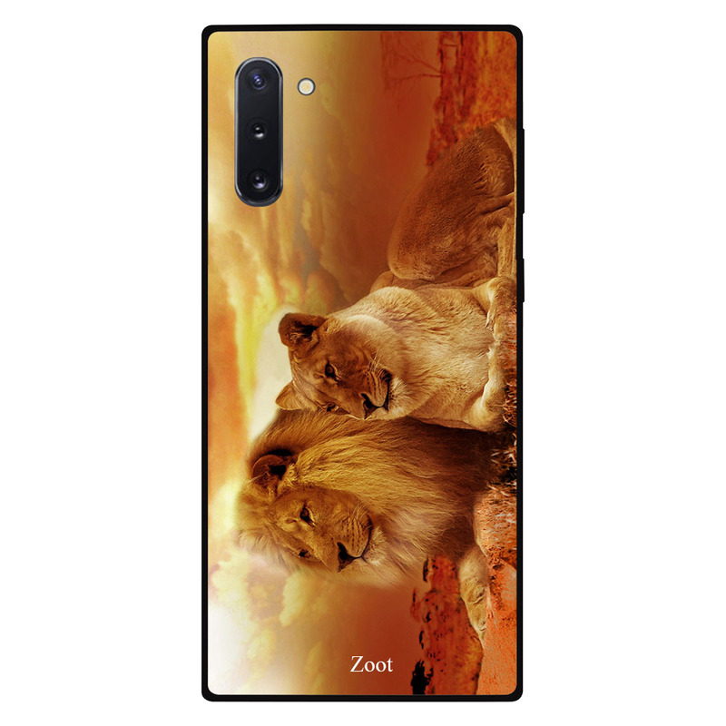 

Zoot Samsung Note 10 Mobile Phone Back Cover, King Queen Of Jungle