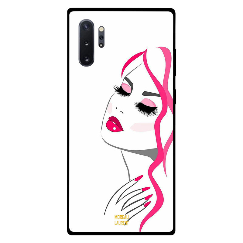 

Moreau Laurent Samsung Note Plus Mobile Phone Back Cover, Girl Side Look Eyes