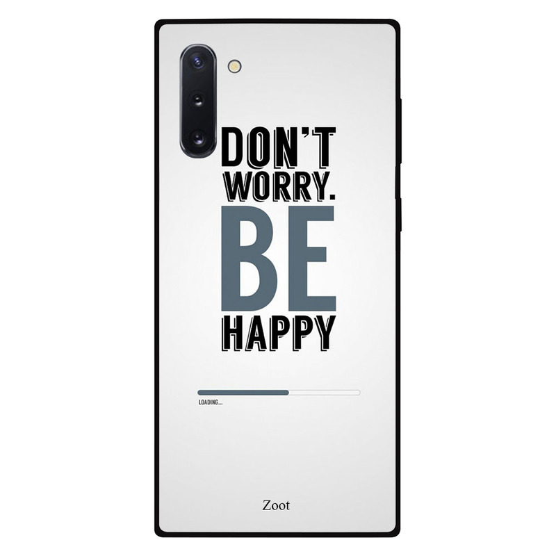 

Zoot Samsung Note 10 Mobile Phone Back Cover, Don't Worry Be Happy