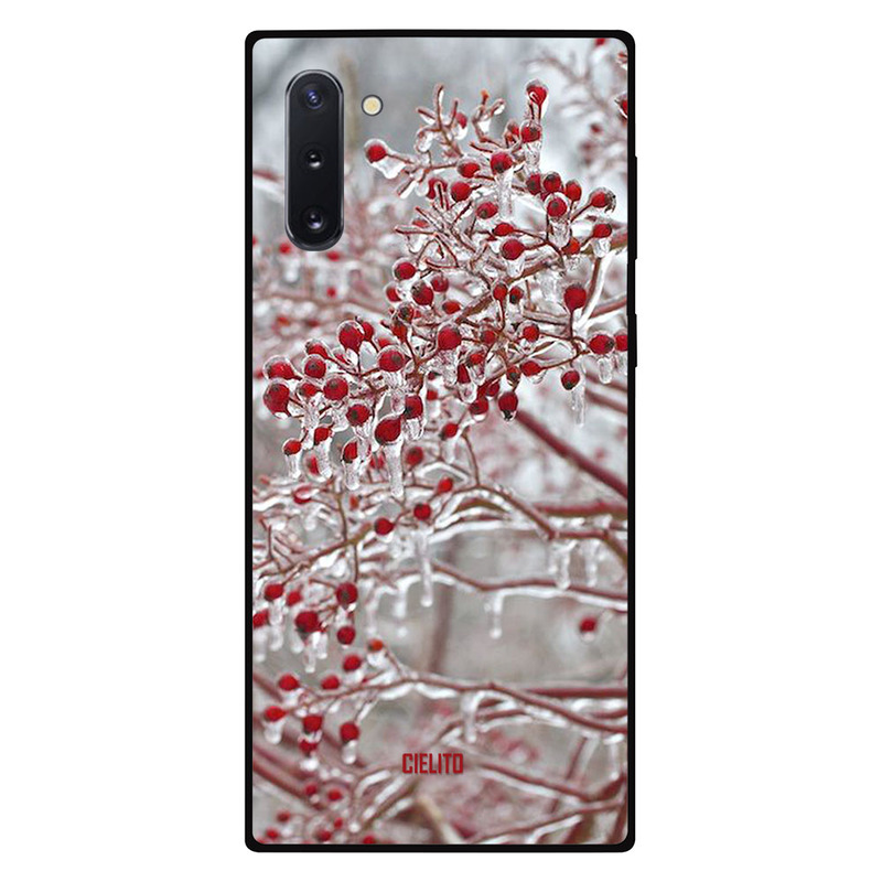 

Cielito Samsung Note 10 Mobile Phone Back Cover, Snow Cherries