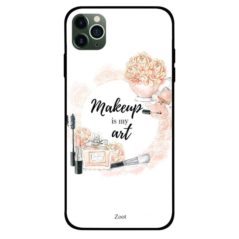 

Zoot Apple iPhone 11 Pro Mobile Phone Back Cover, Makeup Is Art