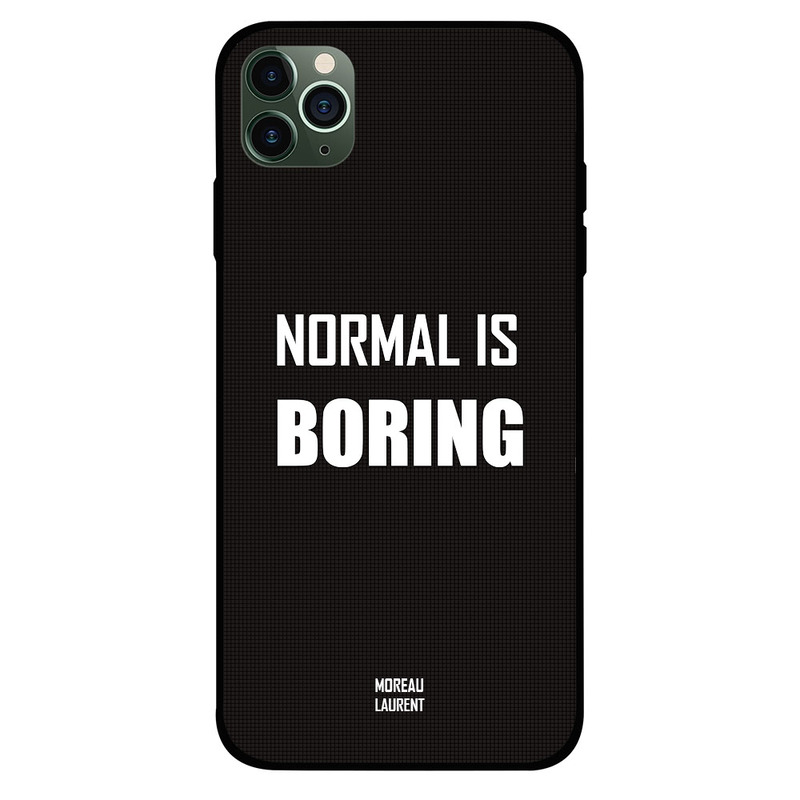 

Moreau Laurent Apple iPhone 11 Pro Mobile Phone Back Cover, Normal is Boring