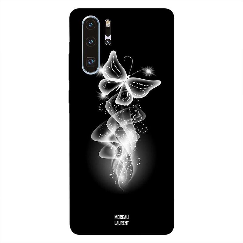 

Moreau Laurent Huawei P30 Pro Mobile Phone Back Cover, Butterfly Lighting