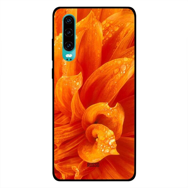 

Russo Huawei P30 Mobile Phone Back Cover, Marigold Petals