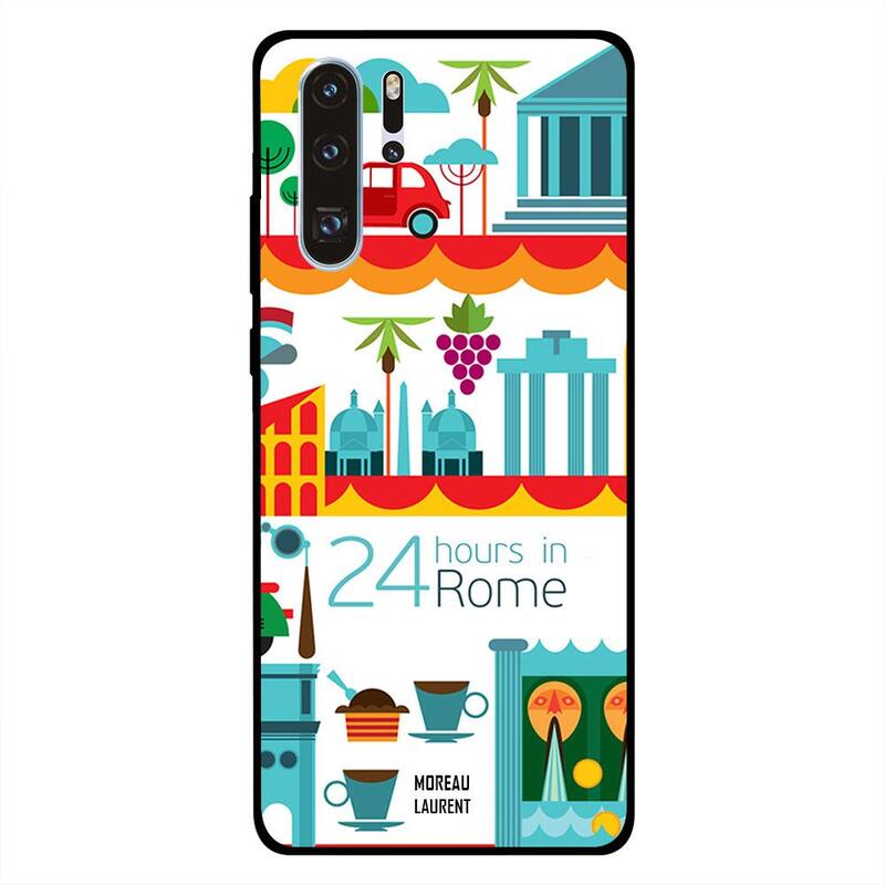 

Moreau Laurent Huawei P30 Pro Mobile Phone Back Cover, 24 Hours in Rome