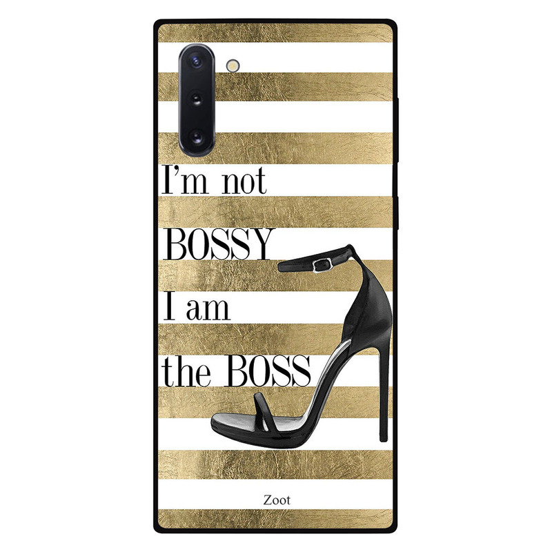 

Zoot Samsung Note 10 Mobile Phone Back Cover, I Am Not Bossy I M The Boss