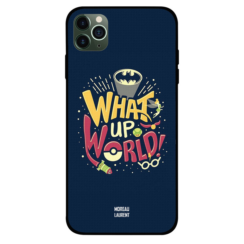 

Moreau Laurent Apple iPhone 11 Pro Max Mobile Phone Back Cover, What Up world