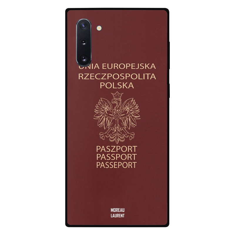 

Moreau Laurent Samsung Note 10 Mobile Phone Back Cover, Poland Passport
