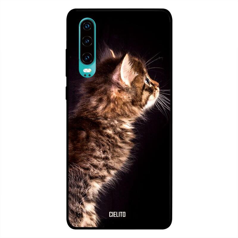 

Cielito Huawei P30 Mobile Phone Back Cover, Cute Kitten