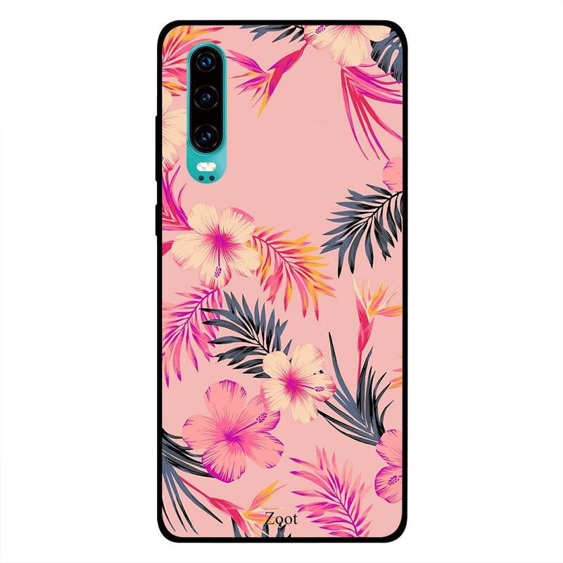

Zoot Huawei P30 Mobile Phone Back Cover, Leaves And Lilies