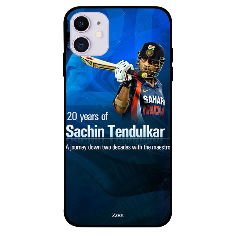 

Zoot Apple iPhone 11 Mobile Phone Back Cover, Journey Of Sachin