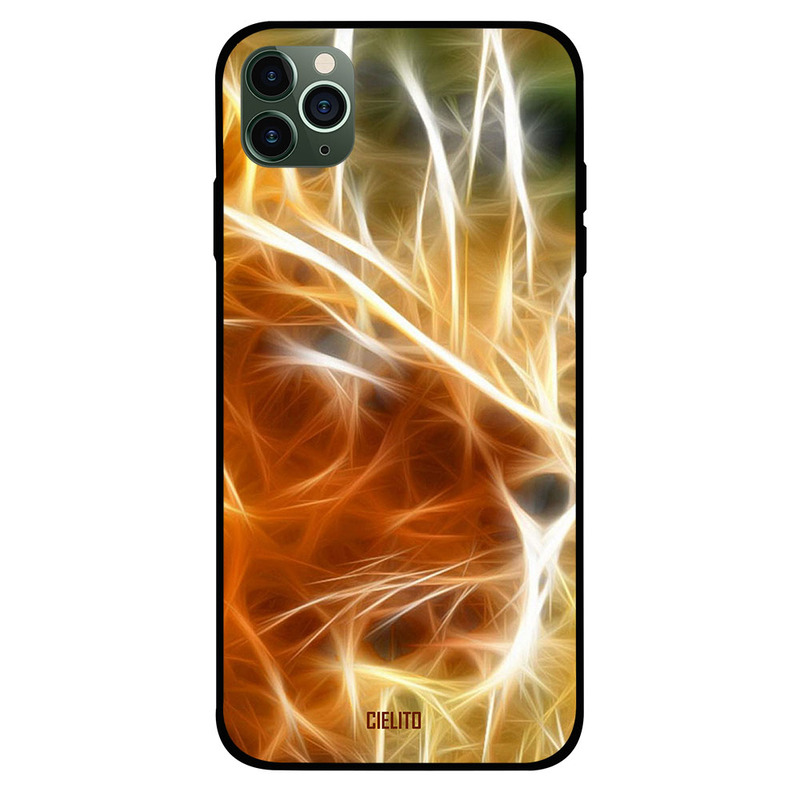 

Cielito Apple iPhone 11 Pro Max Mobile Phone Back Cover, Tiger Pen Art