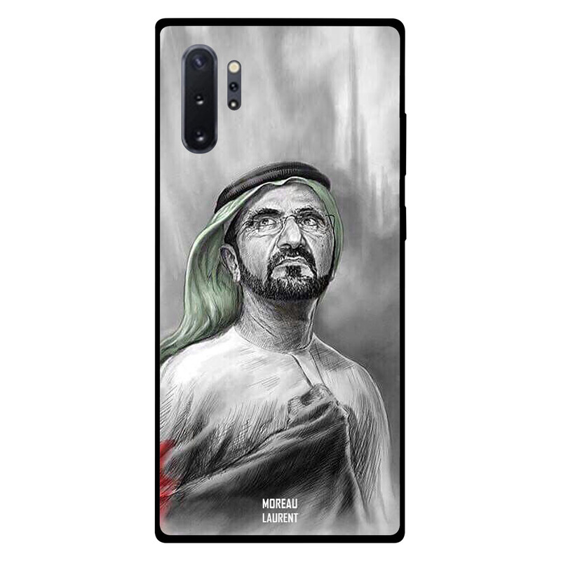 

Moreau Laurent Samsung Note Plus Mobile Phone Back Cover, Sheikh Mohammad B&W